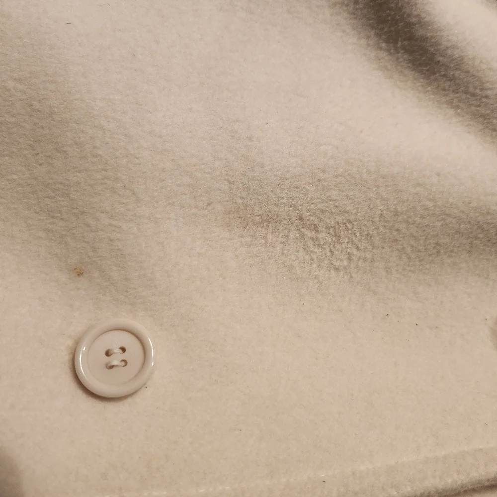 Men's Cream Dress Coat - Picture 5 of 6